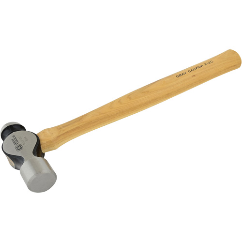 Marteau &agrave; panne sph&eacute;rique, Poids de la t&ecirc;te 32 oz, Face Ordinaire, Prise Bois Groupe Belzile Dickner