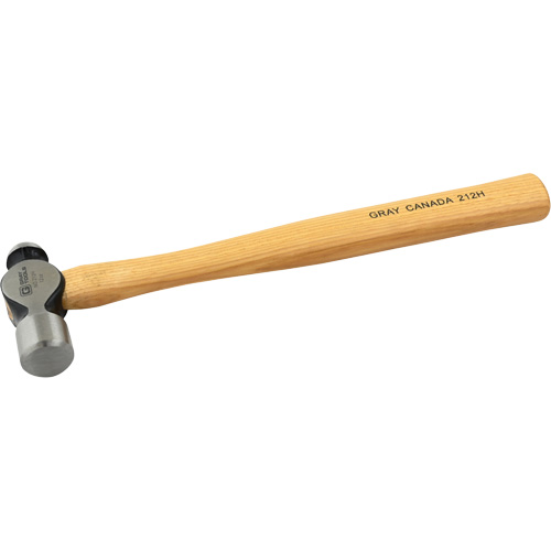 Marteau &agrave; panne sph&eacute;rique, Poids de la t&ecirc;te 12 oz, Face Ordinaire, Prise Bois Groupe Belzile Dickner