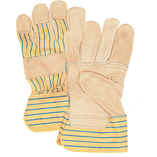 Fitters Patch Palm Gloves, Large, Grain Cowhide Palm, Cotton Inner Lining Groupe Belzile Dickner