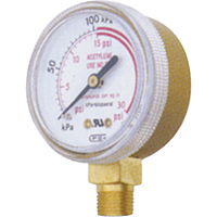 Manomètres,  1-1/2", 0-30 psi, Fixation inférieure, Analogique 331-2980 | Dickner Inc