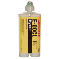 Adh&eacute;sif structurel E-00CL, 200 ml, Cartouche double, Deux composants, Transparent Groupe Belzile Dickner