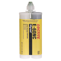 E-60NC Electrically Non-Corrosive Structural Adhesives, 400 ml, Dual Cartridge, Two-Part, Black Groupe Belzile Dickner