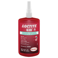 Composé de retenue Loctite<sup>MD</sup> 638, 250 ml, Bouteille, Vert AF278 | Dickner Inc