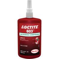 Composé de retenue Loctite<sup>MD</sup> 603, 250 ml, Bouteille, Vert AF308 | Dickner Inc