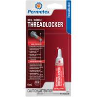 Permanent Strength Threadlocker, Red, High, 6 ml, Tube AH114 | Dickner Inc