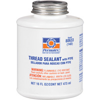 Thread Sealant with PTFE, Brush-Top Can, 473 ml, -54° C - 149° C/-65° F - 300° F Groupe Belzile Dickner