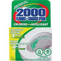 2000 Flushes&reg; Bleach Toilet Bowl Cleaner, 35 g, Tablet Groupe Belzile Dickner