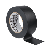 Rubans adh&eacute;sifs en vinyle 3903, 1245 mm (49") la x 46 m (151') lo, 6,5 mils, Noir Groupe Belzile Dickner