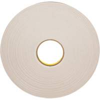Ruban double face en mousse, 66 m (216') lo x 12,7 mm (1/2") la, 31 mils, Poly&eacute;thyl&egrave;ne Groupe Belzile Dickner