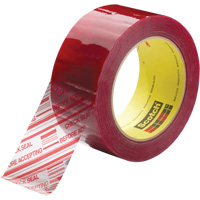 Scotch&reg; Security Message Box Sealing Tape 3779, Acrylic Adhesive, 1.8 mils, 48 mm (2") x 914 m (2998') Groupe Belzile Dickner