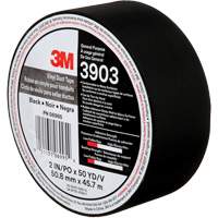 Rubans adh&eacute;sifs en vinyle 3903, 48 mm (2") la x 45 m (148') lo, 6,5 mils, Noir Groupe Belzile Dickner