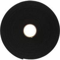 Ruban de mousse en vinyle 4504, 25,4 mm (1") la x 16,5 m (54') lo, 250 mils, Noir Groupe Belzile Dickner