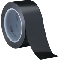 Ruban en vinyle 471, 12 mm (1/2") la x 32,9 m (108') lo, 5,3 mils, Noir Groupe Belzile Dickner