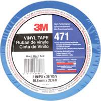 Ruban en vinyle 471, 50,8 mm (2") la x 32,9 m (108') lo, 5,2 mils, Bleu Groupe Belzile Dickner