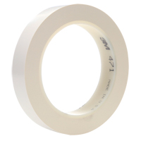 Ruban en vinyle 471, 25,4 mm (1") la x 32,9 m (108') lo, 5,3 mils, Blanc Groupe Belzile Dickner