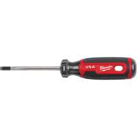 Cabinet Screwdriver, 3/16" Tip, Round, 170 mm L, Cushion Grip Handle Groupe Belzile Dickner
