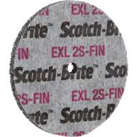 Scotch-Brite EXL Unitized Wheel, 3" x 1/2", 1/4" Arbor Groupe Belzile Dickner