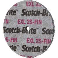 Scotch-Brite EXL Unitized Wheel, 3" x 1/2", 1/4" Arbor Groupe Belzile Dickner