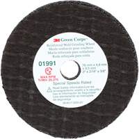 Green Corps Cut-Off Wheel, 3" x 0.188", 3/8" Arbor, Type 1, Aluminum Oxide, 35000 RPM Groupe Belzile Dickner