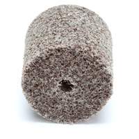 Meule d'abrasion et de polissage unitaris&eacute;e Scotch-Brite, 1" x 1", Arbre de 3/16"-7, Grain de Moyen, Oxyde d'aluminium Groupe Belzile Dickner