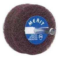 Abrasotex Non-Woven Disc Wheel, 3" Dia. x 1" W, 1/4" Arbor, Aluminum Oxide Groupe Belzile Dickner