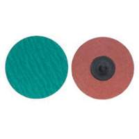 Quick-Change Cloth Disc, 1" Dia., 50 Grit, Zirconium Groupe Belzile Dickner