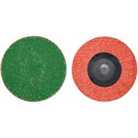 Zirc Plus Quick-Change Cloth Disc, 2" Dia., 40 Grit, Zirconia Alumina Groupe Belzile Dickner