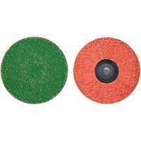 Zirc Plus Quick-Change Cloth Disc, 3" Dia., 120 Grit, Zirconia Alumina Groupe Belzile Dickner