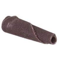ALO Spiral Cartridge Roll, 100 Grit, 3/16" Dia., Aluminum Oxide, 1" L, 1/8" Arbor Groupe Belzile Dickner