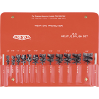 Ensemble de brosses internes &agrave; fils m&eacute;talliques ondul&eacute;s HeliTuf Groupe Belzile Dickner