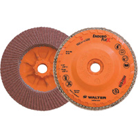 Enduro-Flex Flap Disc, 4-1/2" x 5/8"-11, Type 27, 60 Grit, Zirconia Alumina Groupe Belzile Dickner