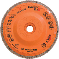 Enduro-Flex Flap Disc, 4-1/2" x 5/8"-11, Type 27, 80 Grit, Zirconia Alumina Groupe Belzile Dickner