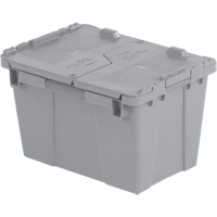 Contenants de distribution Flipak en plastique poly&eacute;thyl&egrave;ne (PE), 15,2" x 10,9" x 9,7", Gris Groupe Belzile Dickner