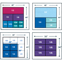 Syst&egrave;me de contenants d'exp&eacute;dition 4845 de StakPak Plus, 15" la x 24" p x 14,5" h, Bleu royal Groupe Belzile Dickner