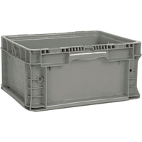 Syst&egrave;me de contenants d'exp&eacute;dition 4845 de StakPak Plus, 7-2/5" la x 12" p x 5" h, Gris Groupe Belzile Dickner