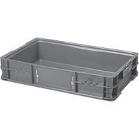 Syst&egrave;me de contenants d'exp&eacute;dition 4845 de StakPak Plus, 15" la x 24" p x 5" h, Gris Groupe Belzile Dickner