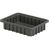 Contenants Divider Box, Poly&eacute;thyl&egrave;ne, 10,8" la x 8,3" p x 2,5" h, Gris Groupe Belzile Dickner