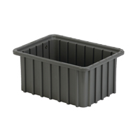 Contenant Divider Box, Poly&eacute;thyl&egrave;ne, 9,8" la x 7,3" p x 5" h, Gris Groupe Belzile Dickner