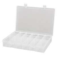 Compact Polypropylene Compartment Cases, 13-1/8" W x 9" D x 2-5/16" H, 18 Compartments Groupe Belzile Dickner