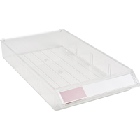 Replacement Drawer for KPC-300 Parts Cabinet, Plastic, 5-3/8" W x 9-13/16" D x 1-3/5" H, Clear Groupe Belzile Dickner