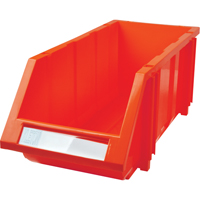 Bac empilable & &agrave; suspendre, 7-7/8" la, 7" h x 17-11/16" p, Rouge Groupe Belzile Dickner