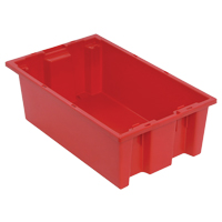 Contenants Stack & Nest, 6" x 18" x 11", Rouge Groupe Belzile Dickner