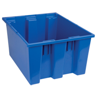 Contenants Stack & Nest, 10" x 19,5" x 15,5", Bleu Groupe Belzile Dickner