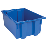 Contenants Stack & Nest, 8" x 19,5" x 13,5", Bleu Groupe Belzile Dickner