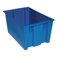Contenants Stack & Nest, 15" x 29,5" x 19,5", Bleu Groupe Belzile Dickner