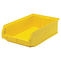 Contenants g&eacute;ants empilables, 12,375" la x 19,75" p x 5,875" h, Jaune Groupe Belzile Dickner