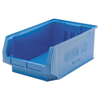 Giant Stacking Containers, 12.375" W x 19.75" D x 7.875" H, Blue Groupe Belzile Dickner