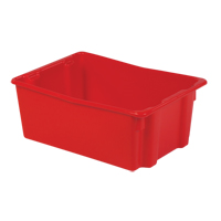 Contenants Stack-N-Nest Polylewton, 10,5" x 26,1" x 18,7", Rouge Groupe Belzile Dickner