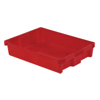 Contenants Stack-N-Nest Polylewton, 6,1" x 29,6" x 22,4", Rouge Groupe Belzile Dickner