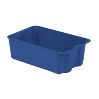 Contenants Stack-N-Nest Polylewton, 7,9" x 24" x 14,1", Bleu Groupe Belzile Dickner